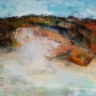 o.T., Öl, Pigment auf Leinwand, 100 x 145 cm, 2019