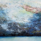 o.T., Öl, Pigment auf Leinwand, 90 x 140 cm, 2020