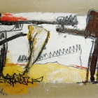 o.T.; Acryl, Bleistift auf Pappe; 20 x 30 cm; 2007