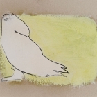 o.T.; Acryl, Bleistift auf Pappe; 20 x 30 cm; 2007