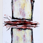 o:T.; Öl, Pigment auf Papier; 70 x 50 cm; 2013