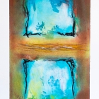 o.T.; Öl, Acryl, Kreide auf Papier; 70 x 50 cm; 2013