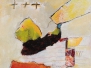 Acryl, Öl, Grafit auf Hartfaser