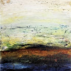 o.T. (Horizonte), Öl, Pigment auf Aludibond, 60 x 80 cm, 2011