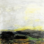 o.T. (Horizonte), Öl, Pigment auf Aludibond, 60 x 80 cm, 2011