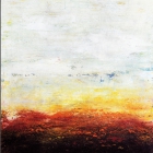 o.T. (Horizonte), Öl, Pigment auf Aludibond, 60 x 80 cm, 2011