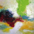 o:T.; Öl, Pigment auf Leinwand; 125 x 125 cm; 2011