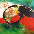 o:T.; Öl, Pigment auf Leinwand; 60 x 80 cm; 2011