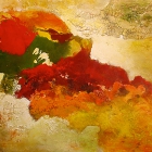 o:T.; Öl, Pigment auf Leinwand; 100 x 145 cm; 2011