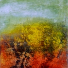 o:T.; Öl, Pigment auf Leinwand;