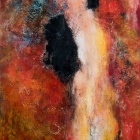o.T., Öl, Pigment auf Leinwand; 224 x 126 cm,1999