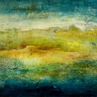 o.T., Öl, Pigment auf Leinwand, 90 x 130 cm, 2004