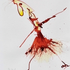 o.T.,Chinatusche auf Papier, 40 x 30 cm, 2011