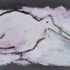 Vögel; Acryl, Bleistift auf Karton; 15 x 30 cm; 2007