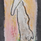 Vögel; Acryl, Bleistift auf Karton; 15 x 30 cm; 2007