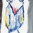 Vögel; Acryl, Bleistift auf Karton; 15 x 30 cm; 2007