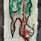 Vögel; Acryl, Bleistift auf Karton; 15 x 30 cm; 2007